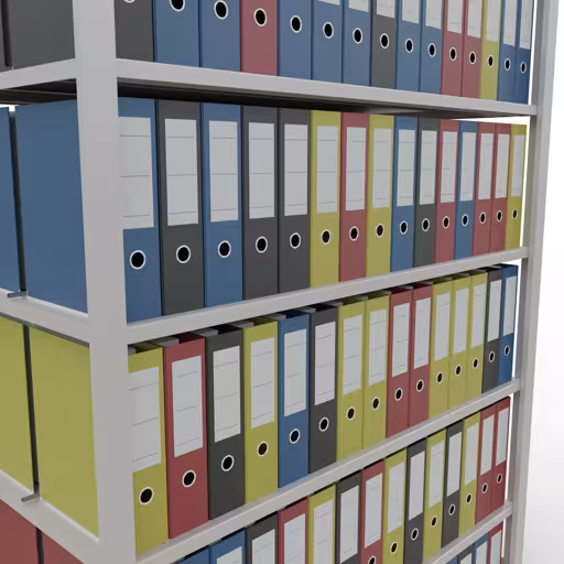 Figuur nr. 8 van het artikel basisplank, kantoorplank, insteeksysteem MULTIplus150, 2300 x 1300 x 600 mm, 7 planken, lengtestangen, met middenaanslag, lichtgrijs uit de productgroep kantoorplanken van Schulte Lagertechnik.