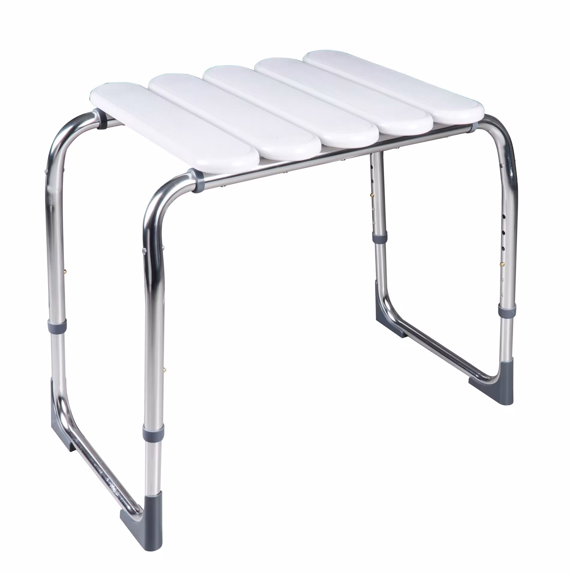 Badkamerkruk Pro, wit, in hoogte verstelbaar, krukken, stoelen, krukken, artikelnr. A172101