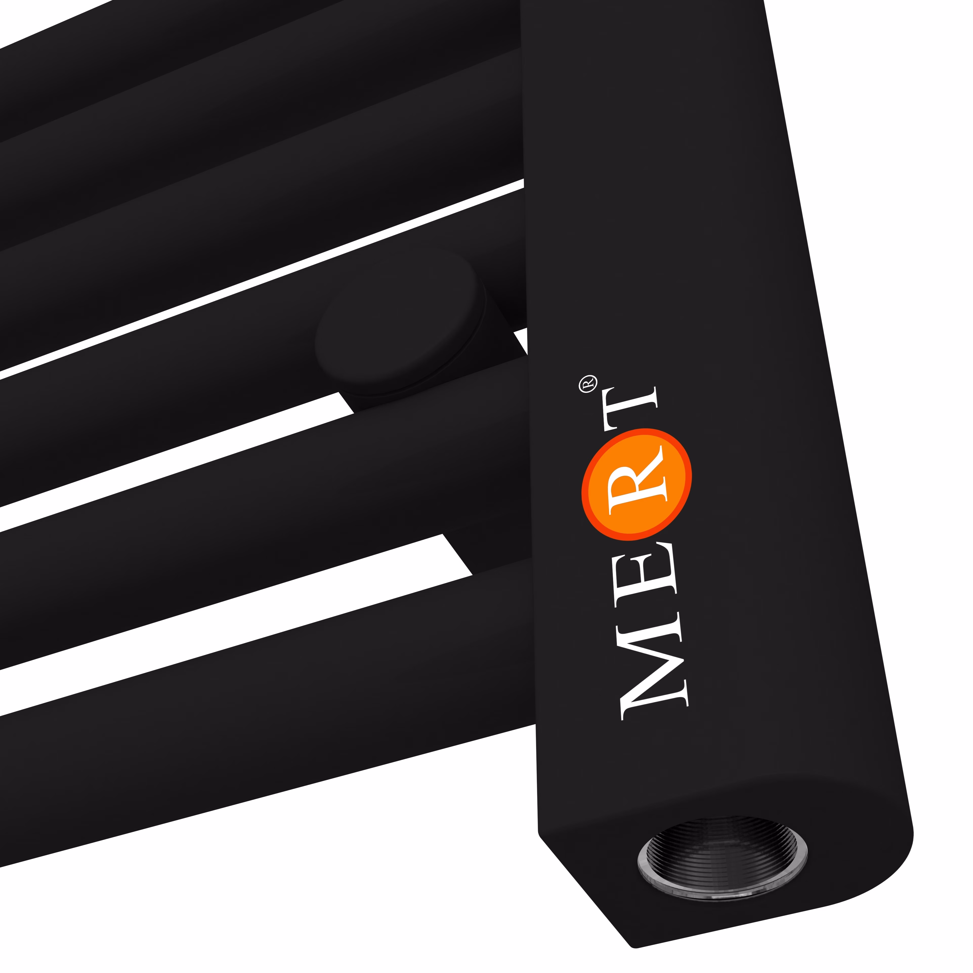 MERT vervangingsradiator AU, zwart, 800x550mm