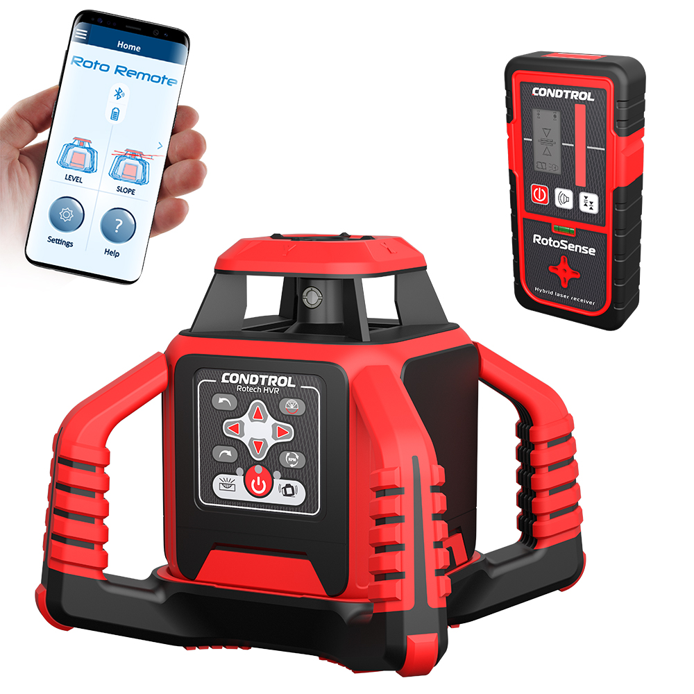 Ohne Text 847628 Horizontale & verticale rotatielaser met RODE laserstraal Rotech HVR