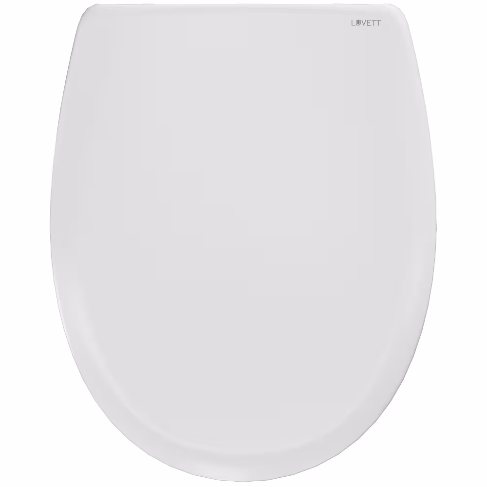 Figuur nr. 7 van artikel toiletbril C770 wit ovaal met softclose-mechanisme uit de productgroep badkamerkeramiek van het merk LUVETT