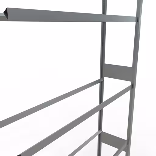 Aanbouwrek, wielen-/bandenrek, 3500 x 1500 x 400 mm, verzinkt, 5 opslagniveaus met 150 kg vakbelasting per niveau van Schulte Lagertechnik uit de categorie rekken
