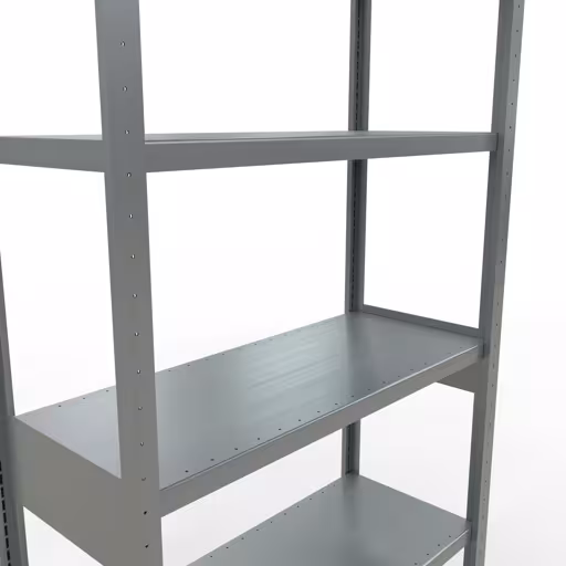 Basisplank, legbord, insteeksysteem MULTIplus250, 2500 x 1000 x 400 mm, 6 legborden, verzinkt van Schulte Lagertechnik met het artikelnr. 12941-LR