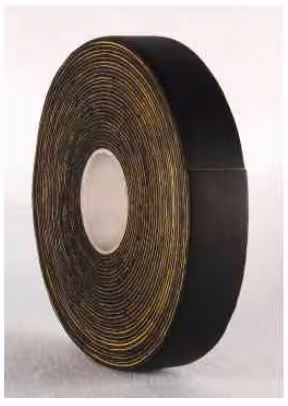 Rubberen plakband, zilvergrijs van Gerlach Gerlach rubberplakband, isolatietoebehoren, art.nr. 003676