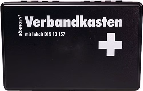 Kleine EHBO-set KIEL B260xH160xD80 mm, zwart, SÖHNGEN, uit de Söhngen-categorie, artikelnummer 4000386010