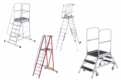 Platformladders & platformtrappen Platformladders & platformtrappen
