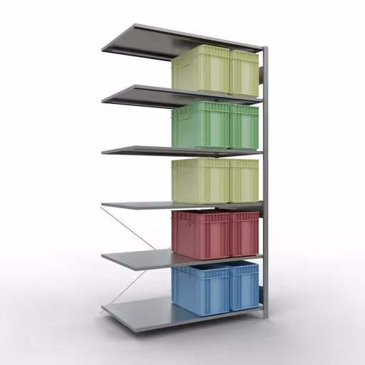 Andere weergave van het artikel insteeksysteem opzetplank 2500x1300x800 mm, type 150 kg, verzinkt uit de categorie insteeksysteem