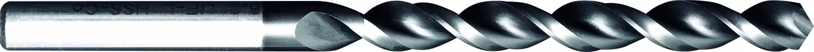Korte multi-range spiraalboren met rechte schacht HSS-Co AlTiN DIN 338 type UF-L, boor, art.nr. 32102