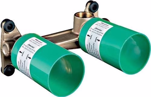 Hansgrohe basisbehuizing met nominale diameter 15 voor 2-gats inbouw wastafelkraan van het merk Hansgrohe. Hansgrohe basisbehuizing met nominale diameter 15 voor 2-gats inbouw wastafelkraan uit de categorie wastafelaccessoires met artikelnummer 6000535934