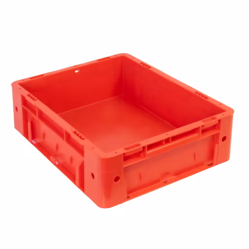 Eurostapelbak 120 x 300 x 400, rood, PP van Schulte Lagertechnik Eurostapelbak 120 x 300 x 400, rood, PP, accessoires, art.nr. 20404