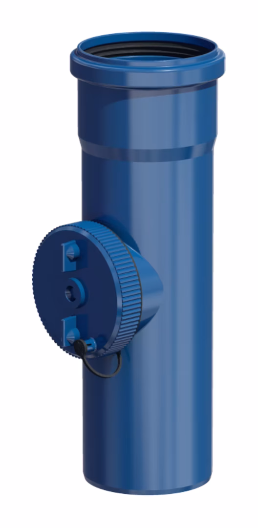 Kijkbuisje D 160 met schroefdop van Skoberne Inspectiebuis D 160 met schroefdop uit de categorie kunststof uitlaatsystemen met artikelnr. 650008