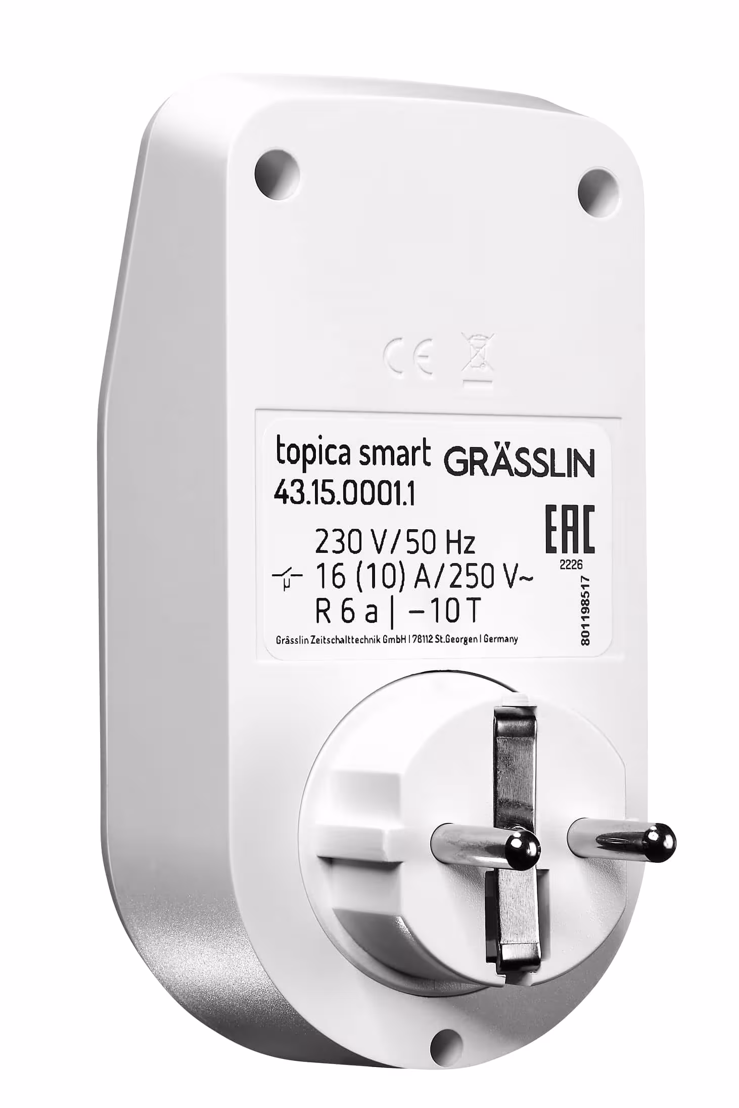 Verdeeltimer topica smart met artikelnr. 431500011 Distributietimer topica smart van Grässlin Zeitschaltung-technologie uit de categorie Installatie