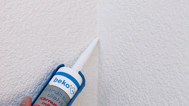 Textured seal 310 ml met witte textuur, korrelgrootte 3 GROB