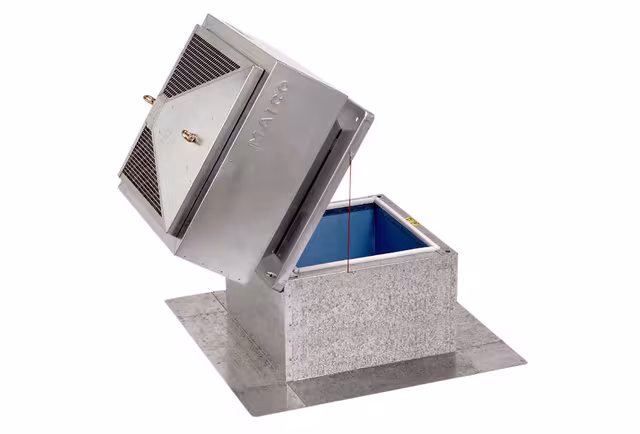 Maico dakbasis voor platte daken, kantelbaar, dakventilatoren