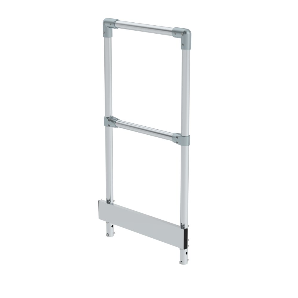 Munk-reling, voorzijde gericht, voor mobiel werkplatform, 600 mm, van Günzburger Steigtechnik Munk-leuning voor mobiel werkplatform, uit de categorie "Platformtrappen" met artikelnummer 050027