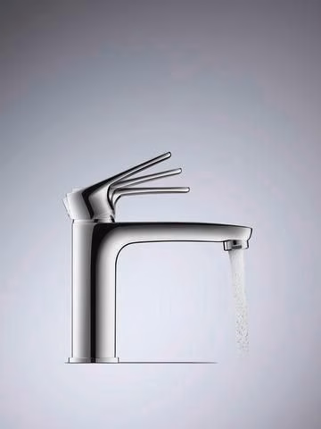 Duravit B.1 monoknop wastafelmengkraan M met trekstang, chroom Hansgrohe