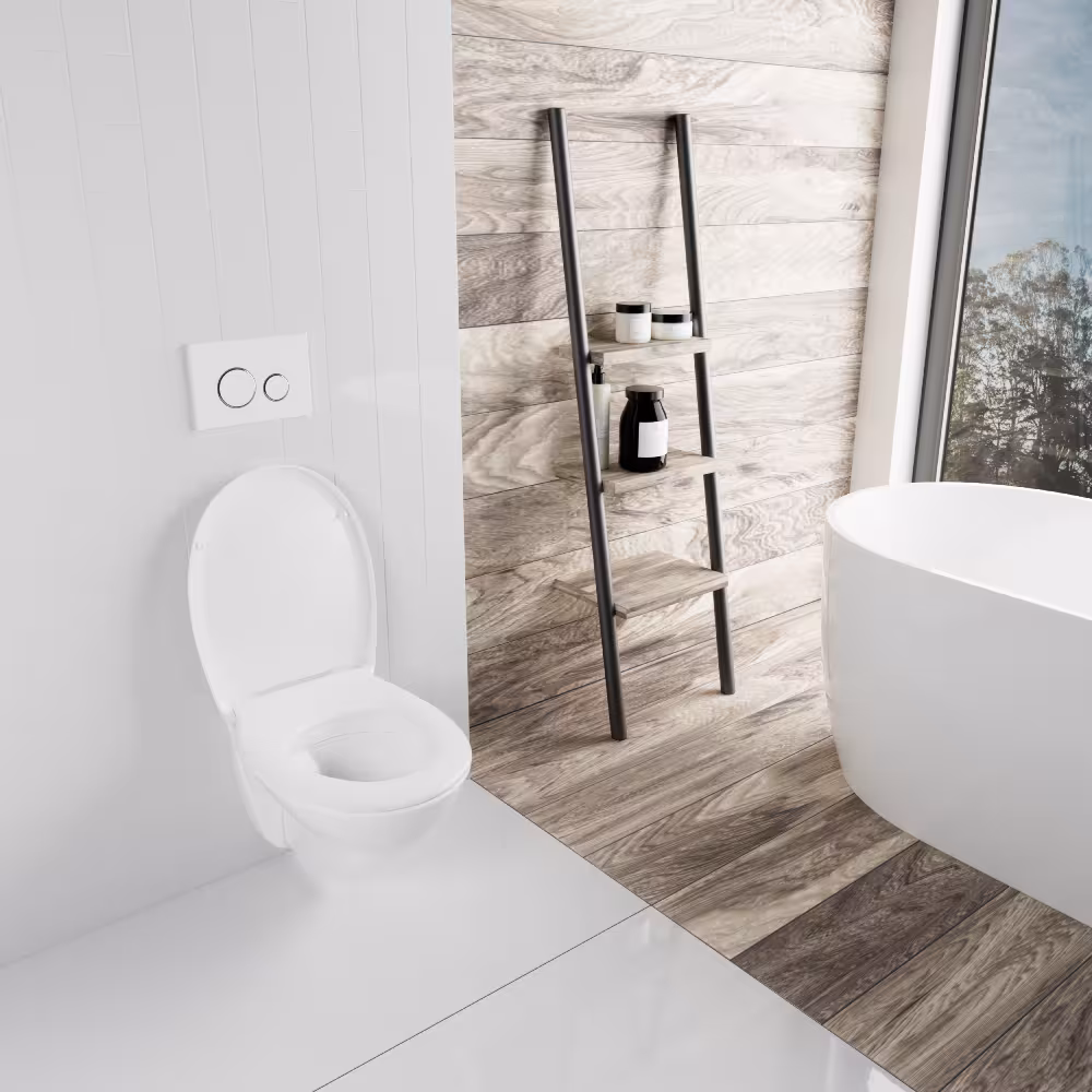 Een andere weergave van de artikel toiletbril C770 wit ovaal met softclose-mechanisme uit de categorie badkamerkeramiek
