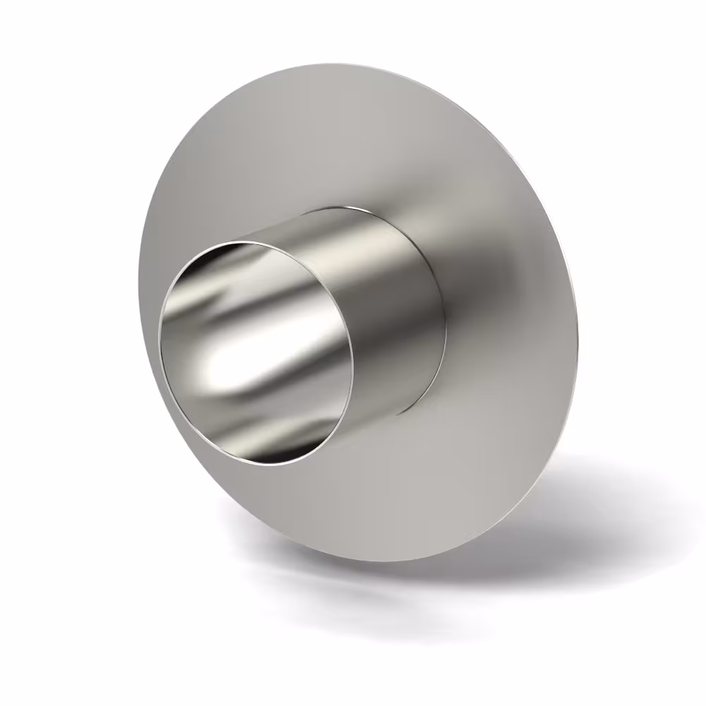 Mantelbuis met centrale flens van roestvrij staal FU/125/400 van UGA System-Technik RVS mantelbuis met middenflens UGA systeemtechniek, mantelbuizen, artikelnr. 432012504000