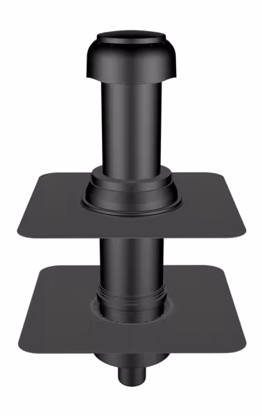 Flavent Pro onderdeel voor tweedelige woonkamerventilator DN 110 met universele klem- en lasflens ø 490mm uit de categorie dakdoorgangen geïsoleerd met de GTIN 4027822820445 Flavent Pro basisdeel voor tweedelige woonkamerventilator van het merk Klöber uit de categorie dakdoorgangen