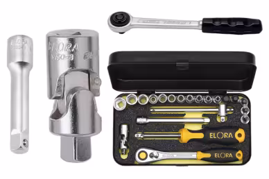 Dopsleutel assortiment 1" Dopsleutel assortiment 1"