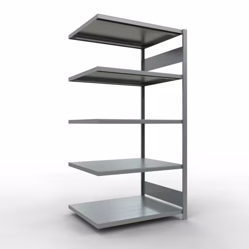Afbeelding nr. 9 van het artikel aanbouwrekken, stellingrekken, insteeksysteem MULTIplus250, 2000 x 1000 x 800 mm (HxBxD), 5 legborden, verzinkt uit de productgroep insteeksysteem van het merk Schulte Lagertechnik