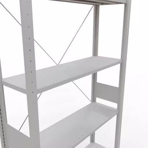 Figuur nr. 9 van het artikel basisrek, legbord, insteeksysteem MULTIplus85, 3000 x 1000 x 300 mm, 7 legborden, RAL 7035 lichtgrijs uit de productgroep insteeksysteem van Schulte Lagertechnik