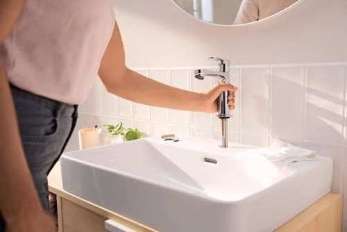 Hansgrohe REBRIS S 110 CoolStart ééngreeps wastafelmengkraan zonder afloop chroom