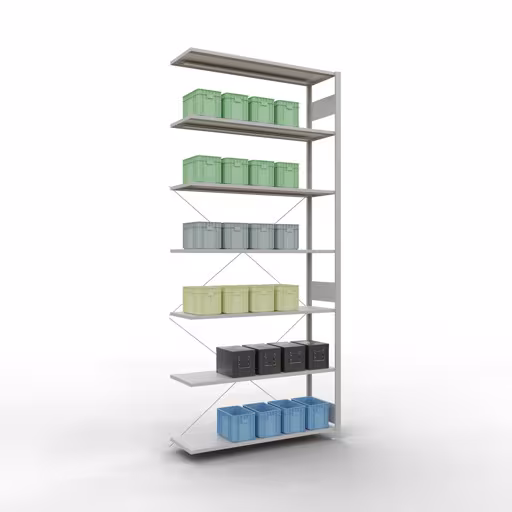 Andere weergave van het artikel insteeksysteem opzetplank 3000x1300x400 mm, type 150 kg, lichtgrijs uit de categorie insteeksysteem