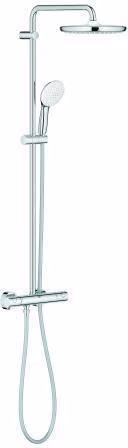 GROHE Tempesta 250 douchesysteem 26670_1, thermostatische douchekraan, Tempesta 250 chromen douchekop uit de categorie Douchesets/Systemen/Accessoires met artikelnummer 8002936361