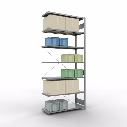Figuur nr. 11 van het artikel insteeksysteem aanbouwstelling 3000x1300x500 mm, type 250 kg, verzinkt uit de productgroep insteeksysteem van het merk Schulte Lagertechnik