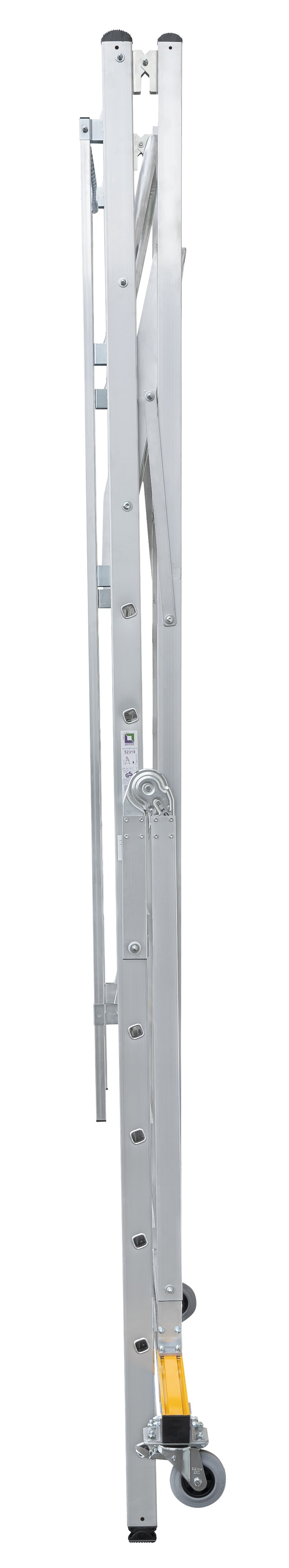 Munk platform ladder opvouwbaar en verrijdbaar 5 treden