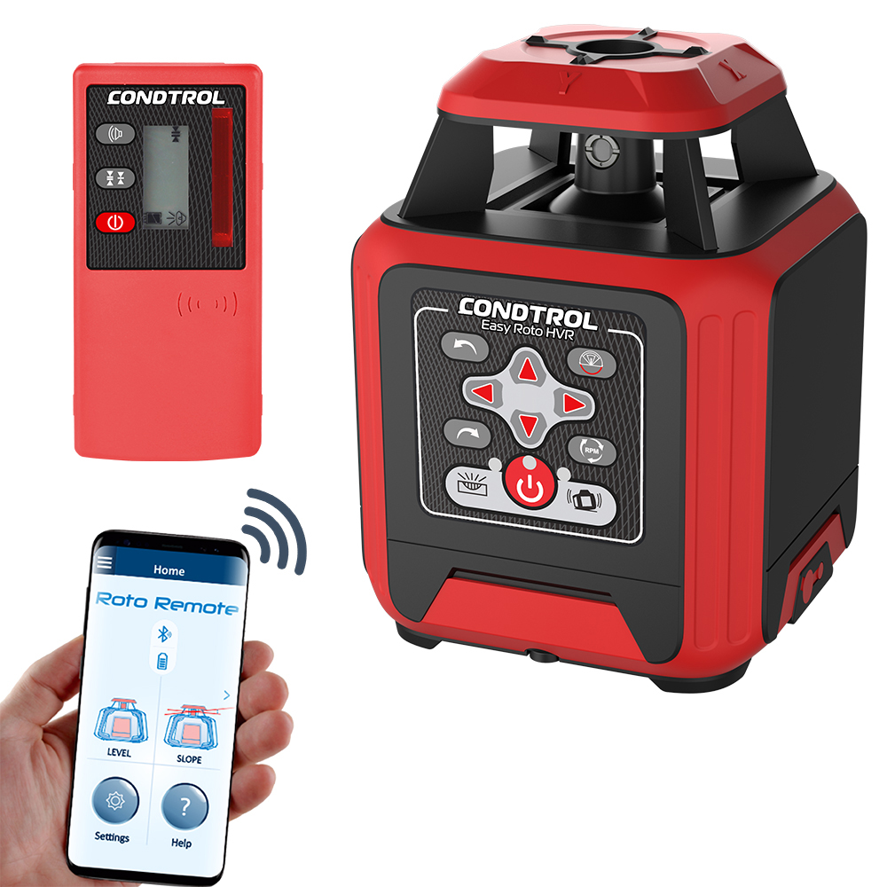 Horizontale en verticale roterende laser met ROTEM-laserstraal Easy Roto HVR uit de categorie roterende lasers met artikelnummer 7-2-113