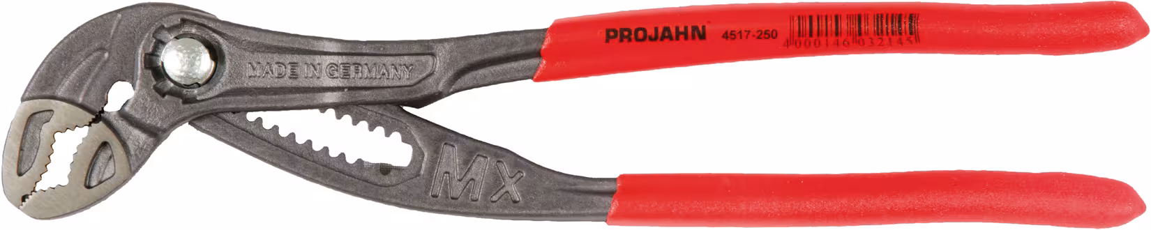 Waterpomptang 250 mm "MAXI MX2" van PROJAHN Waterpomptang met drukknopverstelling, tang, art.nr. 4517-250