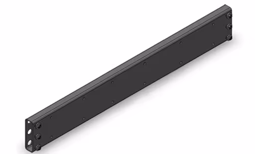 Voorwandbegrenzing, 39 x 300 mm (H x D), RAL 7035 lichtgrijs van Schulte Lagertechnik uit de categorie schroefsystemen