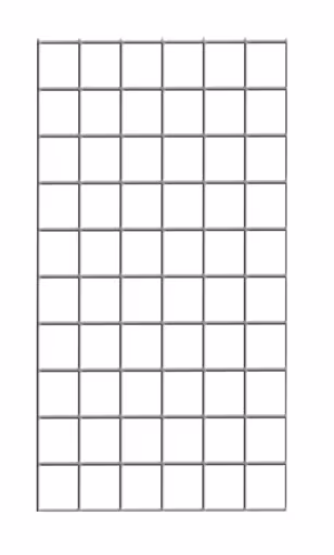 Gaaszijwand 500 x 300 mm (H x D), blank verzinkt, accessoires, art.nr. 12455-C