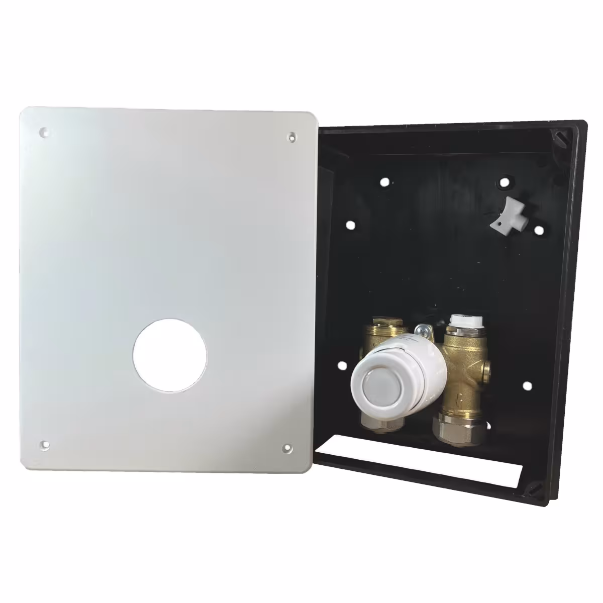 HoWaTech Duo warmwater vloerverwarming | Set met dubbele buis verwarmingsmat en RTL schakelkast verwarmingsoppervlak 2,5m² van HoWaTech met art.nr. 11162025