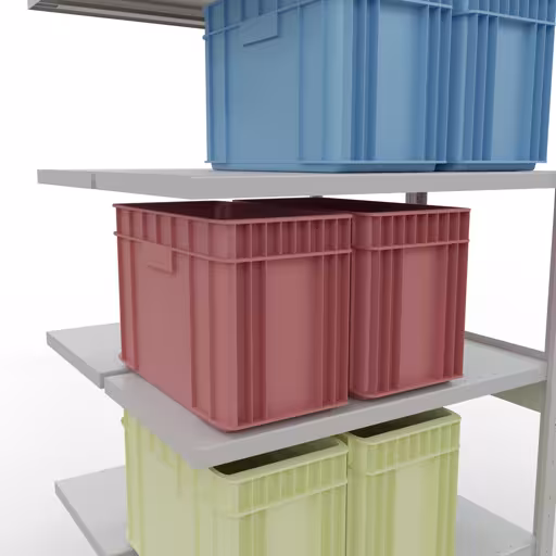 Productafbeelding nr. 13 van het artikel aanbouwplank, dubbele plank, legplank-insteeksysteem MULTIplus250, 2500 x 1000 x (2x500) mm, 2x6 legborden, RAL 7035 lichtgrijs uit het assortiment legplanken van het merk Schulte Lagertechnik