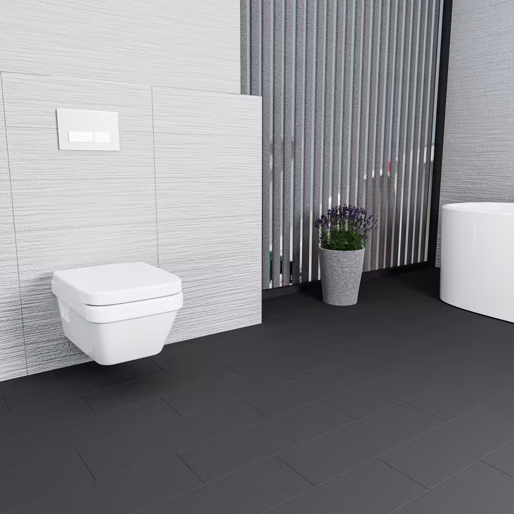 Figuur nr. 10 van het artikel toiletbril Q500 wit vierkant met softclose-mechanisme, onder andere voor Geberit Renova Plan uit de productgroep badkamerkeramiek van het merk LUVETT