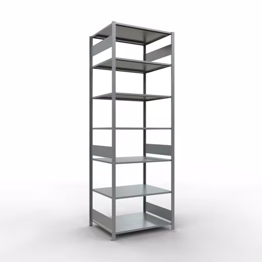 Productafbeelding nr. 15 van het artikel basisrek, legbord, insteeksysteem MULTIplus150, 3000 x 1000 x 800 mm, 7 legborden, verzinkt uit het insteeksysteem assortiment van Schulte Lagertechnik