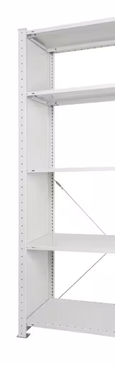 MULTIplus T-profiel massief plaatstalen frame 2500x400 mm, RAL 7035 lichtgrijs, voorgemonteerd door Schulte Lagertechnik uit de categorie steeksysteem