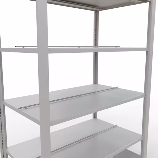 Afbeelding nr. 14 van het artikel, kantoorrekken, insteeksysteem MULTIplus150, 2000 x 1000 x 600 mm, 6 planken, met middenaanslag, lichtgrijs uit de productgroep kantoorrekken van Schulte Lagertechnik